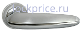 Дверные ручки MORELLI LUXURY NC-5 CSA/CRO (SUNRISE/ВОСХОД) Цвет - Матовый хром/хром